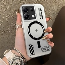 HONTINGA Poco X6 5g ile Uyumlu Kılıfı Silikon Kenar Sert Arka Düşüme Önleyici Basitlik Anti Düşme Kamera Korumali Yaratıcı Desen Telefon Kılıfı Kadın ve Erkek Için Uygundur K1-0847