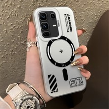 HONTINGA Infinix Note 50 Pro Plus ile Uyumlu Kılıfı Silikon Kenar Sert Arka Düşüme Önleyici Basitlik Anti Düşme Kamera Korumali Yaratıcı Desen Telefon Kılıfı Kadın ve Erkek Için Uygundur K1-0847