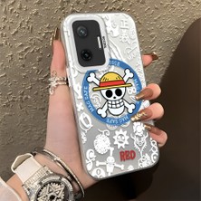 HONTINGA Poco F7 5g ile Uyumlu Kılıfı Silikon Kenar Sert Arka Düşüme Önleyici Basitlik Anti Düşme Kamera Korumali One Piece Desen Telefon Kılıfı Kadın ve Erkek Için Uygundur K1-0843