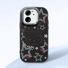 HONTINGA Xiaomi Mi 13T ile Uyumlu Kılıfı Kamera Korumalı Düşüme Önleyici Basitlik Siyah Yumuşak Silikon Telefon Kılıfı Hello Kitty Desenli K4-0227