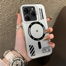 HONTINGA Tecno Spark 20 Pro ile Uyumlu Kılıfı Silikon Kenar Sert Arka Düşüme Önleyici Basitlik Anti Düşme Kamera Korumali Yaratıcı Desen Telefon Kılıfı Kadın ve Erkek Için Uygundur K1-0847