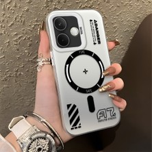 HONTINGA Oppo A5 Pro 5g ile Uyumlu Kılıfı Silikon Kenar Sert Arka Düşüme Önleyici Basitlik Anti Düşme Kamera Korumali Yaratıcı Desen Telefon Kılıfı Kadın ve Erkek Için Uygundur K1-0847