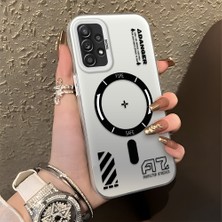 HONTINGA Samsung Galaxy A52S 5g ile Uyumlu Kılıfı Silikon Kenar Sert Arka Düşüme Önleyici Basitlik Anti Düşme Kamera Korumali Yaratıcı Desen Telefon Kılıfı Kadın ve Erkek Için Uygundur K1-0847