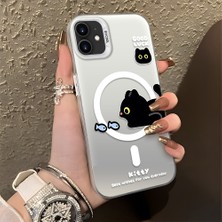 HONTINGA iPhone 12 ile Uyumlu Kılıfı Silikon Kenar Sert Arka Düşüme Önleyici Basitlik Anti Düşme Kamera Korumali Yaratıcı Desen Telefon Kılıfı Kadın ve Erkek Için Uygundur K1-0848