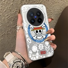 HONTINGA Vivo X200 Pro ile Uyumlu Kılıfı Silikon Kenar Sert Arka Düşüme Önleyici Basitlik Anti Düşme Kamera Korumali One Piece Desen Telefon Kılıfı Kadın ve Erkek Için Uygundur K1-0843
