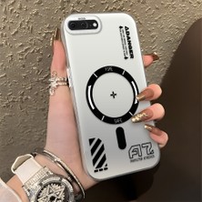 HONTINGA iPhone 7 Plus ile Uyumlu Kılıfı Silikon Kenar Sert Arka Düşüme Önleyici Basitlik Anti Düşme Kamera Korumali Yaratıcı Desen Telefon Kılıfı Kadın ve Erkek Için Uygundur K1-0847