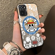 HONTINGA Xiaomi Redmi Note 10 ile Uyumlu Kılıfı Silikon Kenar Sert Arka Düşüme Önleyici Basitlik Anti Düşme Kamera Korumali One Piece Desen Telefon Kılıfı Kadın ve Erkek Için Uygundur K1-0843