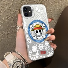 HONTINGA iPhone 12 ile Uyumlu Kılıfı Silikon Kenar Sert Arka Düşüme Önleyici Basitlik Anti Düşme Kamera Korumali One Piece Desen Telefon Kılıfı Kadın ve Erkek Için Uygundur K1-0843