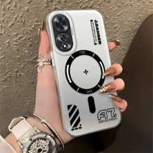 HONTINGA Oppo A60 ile Uyumlu Kılıfı Silikon Kenar Sert Arka Düşüme Önleyici Basitlik Anti Düşme Kamera Korumali Yaratıcı Desen Telefon Kılıfı Kadın ve Erkek Için Uygundur K1-0847