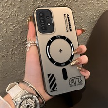 HONTINGA Samsung Galaxy A13 4g ile Uyumlu Kılıfı Silikon Kenar Sert Arka Düşüme Önleyici Basitlik Anti Düşme Kamera Korumali Yaratıcı Desen Telefon Kılıfı Kadın ve Erkek Için Uygundur K1-0847