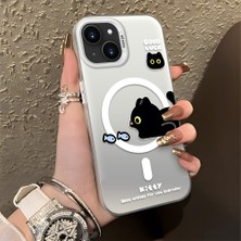 HONTINGA iPhone 13 Mini ile Uyumlu Kılıfı Silikon Kenar Sert Arka Düşüme Önleyici Basitlik Anti Düşme Kamera Korumali Yaratıcı Desen Telefon Kılıfı Kadın ve Erkek Için Uygundur K1-0848