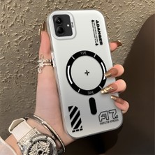 HONTINGA Samsung Galaxy A03 ile Uyumlu Kılıfı Silikon Kenar Sert Arka Düşüme Önleyici Basitlik Anti Düşme Kamera Korumali Yaratıcı Desen Telefon Kılıfı Kadın ve Erkek Için Uygundur K1-0847