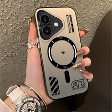 HONTINGA iPhone 17 ile Uyumlu Kılıfı Silikon Kenar Sert Arka Düşüme Önleyici Basitlik Anti Düşme Kamera Korumali Yaratıcı Desen Telefon Kılıfı Kadın ve Erkek Için Uygundur K1-0847