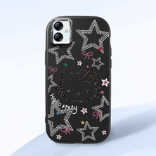 HONTINGA Samsung Galaxy A03 ile Uyumlu Kılıfı Kamera Korumalı Düşüme Önleyici Basitlik Siyah Yumuşak Silikon Telefon Kılıfı Hello Kitty Desenli K4-0227