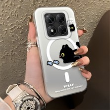 HONTINGA Poco X7 ile Uyumlu Kılıfı Silikon Kenar Sert Arka Düşüme Önleyici Basitlik Anti Düşme Kamera Korumali Yaratıcı Desen Telefon Kılıfı Kadın ve Erkek Için Uygundur K1-0848