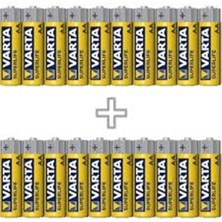 Varta Süperlife 24'lü Pil Paketi 12AA+12AAA 1,2 V Voltajlı Yüksek Performanslı Pil Tipi