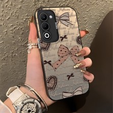 HONTINGA Oppo A5 5g ile Uyumlu Kılıfı Silikon Kenar Sert Arka Düşüme Önleyici Basitlik Anti Düşme Kamera Korumali Fiyonk Desen Telefon Kılıfı Kadın ve Erkek Için Uygundur K1-0844