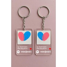 Uluora Sevgili Parmak Izli Anahtarlık Yapma Seti