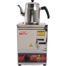 Kısmet Mzn 15LIK  Demlik Dahil-Elektrikli Çay Kazanı Pleytsiz 10 Lt