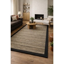 Çerkez Halı Merv Collection Sisal Bordürlü Hasır Halı Kahve