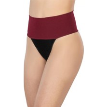 İlkyaz Fashion Ieg™ Bordo Mı 2048 Seamless Çift Renk String Korse