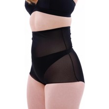 İlkyaz Fashion Ieg™ Siyah Mı Emay 2706 Lazer Tül Toparlayıcı Slip Hayalet Külot Korse