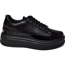 Marcomen 152-21102 Deri Sneaker Ayakkabı Siyah Renk Siyah