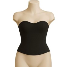 Pileli Store Siyah Mı Emay 9155 Terletici Korse Büstiyer