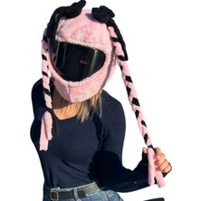 Hızlı Teker Kask Peluşu Ribbon Girls