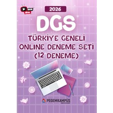 Pegem Kampüs 2026 Dgs Türkiye Geneli Online Deneme Seti (12 Deneme)