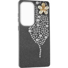 Uluora Samsung A26 5g Kelebek Inci Taşlı Kapak Kılıfc