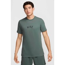 Nike Men's Dri-Fıt Fitness Green T-Shirt Erkek Antreman Tişört Yeşil