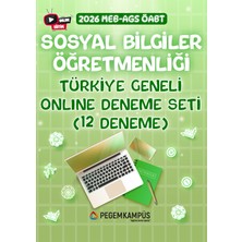 Pegem Kampüs 2026 MEB-AGS ÖABT Sosyal Bilgiler Öğretmenliği Türkiye Geneli Onl