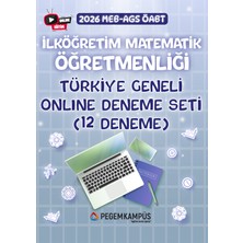 Pegem Kampüs 2026 MEB-AGS ÖABT İlköğretim Matematik Öğretmenliği Türkiye Genel