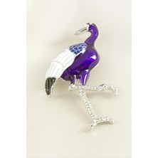 Uluora Kuğu Mineli Broş