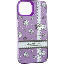 Uluora iPhone 14 Pro Max Gül Lüx Sweet Silikon Kılıf