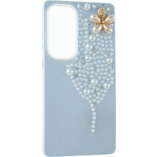 Uluora Samsung S25 Ultra Kelebek Inci Taşlı Kapak Kılıf