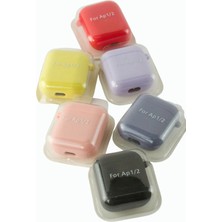 Uluora Airpods 1-2 Nesil Uyumlu Kablosuz Silikonlu Kulaklık Kılıfı