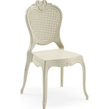 Tilia Pandora Polipropilen Sandalye Bej - Bahçe, Balkon, Dış Mekan, Kafe, Restoran Için