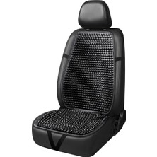Keskin Sound Premium Taş Boncuklu Full Ortopedik Oto Koltuk Minder Seti Siyah
