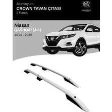 Turtle Nıssan Qashqaı (J11) 2014-2020 Crown Tavan Çıtası -Gri