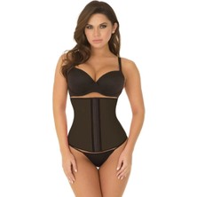 İlkyaz Fashion Ieg™ Kahverengi Mı 9161 Terletici Agraflı Bel Korse