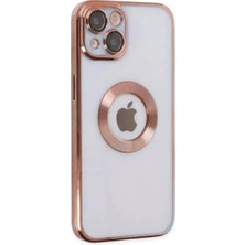 Uluora iPhone 14 Plus Lensli Lazer Silikon Kılıf (Kamera Korumalı)