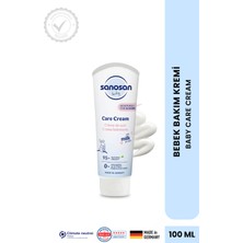 Sanosan Bebek Bakım Kremi 100 ml - Doğal Süt Proteinli Hassas Ciltler Için 24 Saat Yüz ve Vücut Nemlendirici Bakım