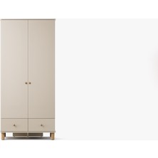 Kelebek Pine 2 Kapaklı Dolap