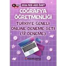 Pegem Kampüs 2026 MEB-AGS ÖABT Coğrafya Öğretmenliği Türkiye Geneli Online Den