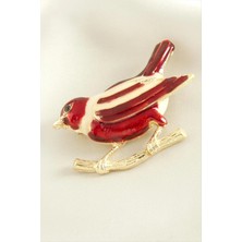 Uluora Kuş Mineli Broş