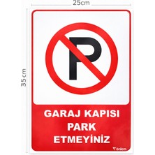 Önlemiş Önlemis Iş Güvenlik Levhası 25*35 Dekota