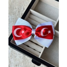 Ugly Duck Ay Yıldız Pens Toka - Kırmızı Beyaz (1 Adet)