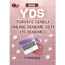 Pegem Kampüs 2026 YDS Türkiye Geneli Online Deneme Seti (10 Deneme)